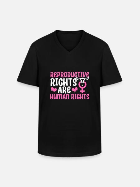 Gender equality Gender equality - Men's V-Neck T-Shirt - black