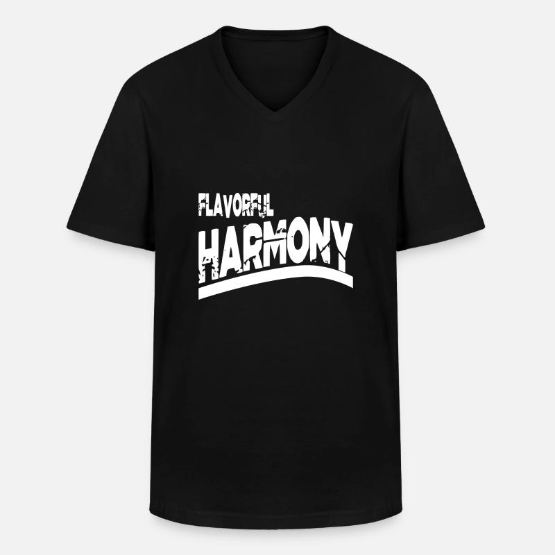 United We Stand Harmonious Unity - Men's V-Neck T-Shirt - black
