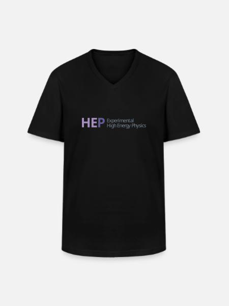 logo HEP - Männer-T-Shirt mit V-Ausschnitt - Schwarz
