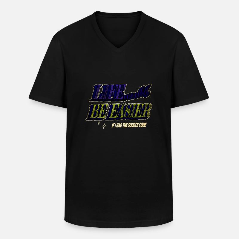 profession computer science - Männer-T-Shirt mit V-Ausschnitt - Schwarz
