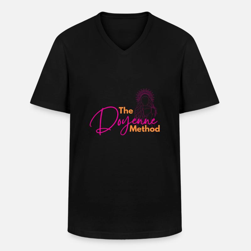 Die Doyenne-Methode - Männer-T-Shirt mit V-Ausschnitt - Schwarz