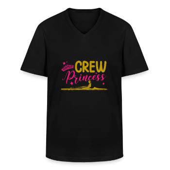 Rowing Team Rowing Rowing Gift - Men's V-Neck T-Shirt - black - Front - AI Model Male 178 dark (178cm)