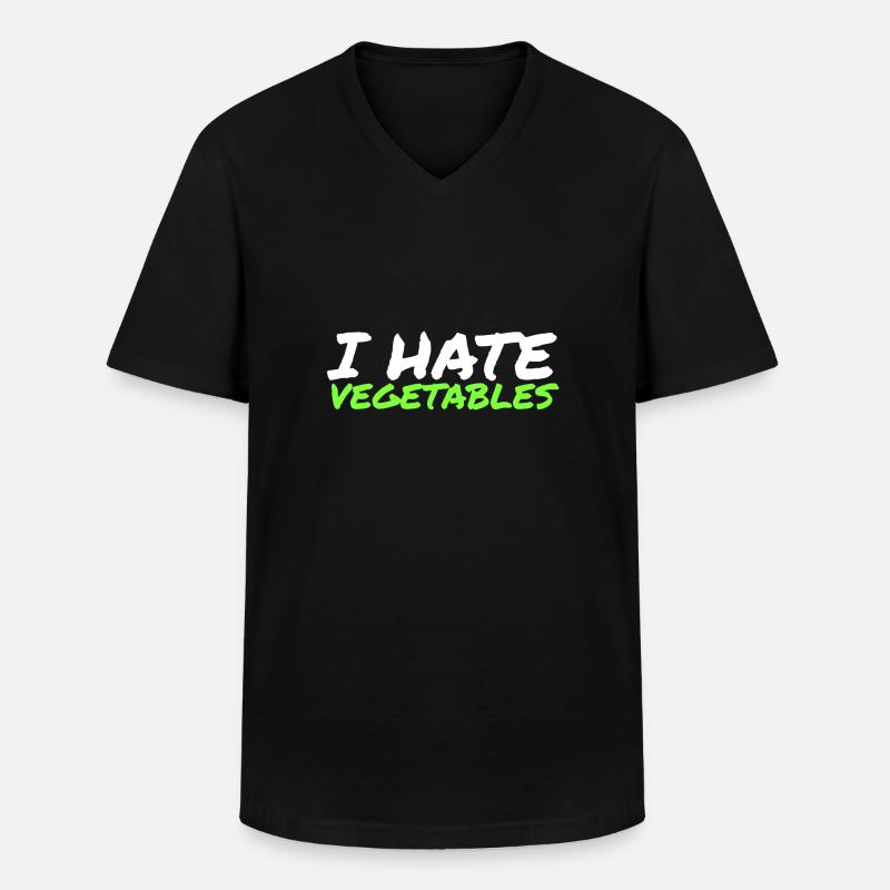 fleischfresser - Männer-T-Shirt mit V-Ausschnitt - Schwarz