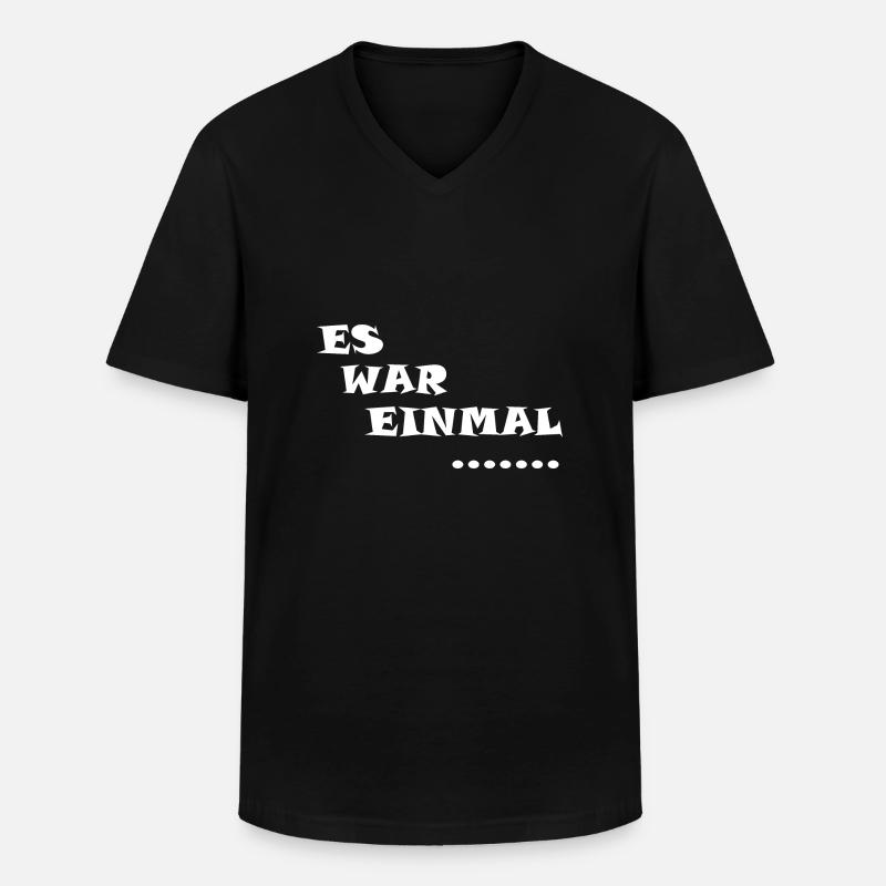Märchen - Männer-T-Shirt mit V-Ausschnitt - Schwarz