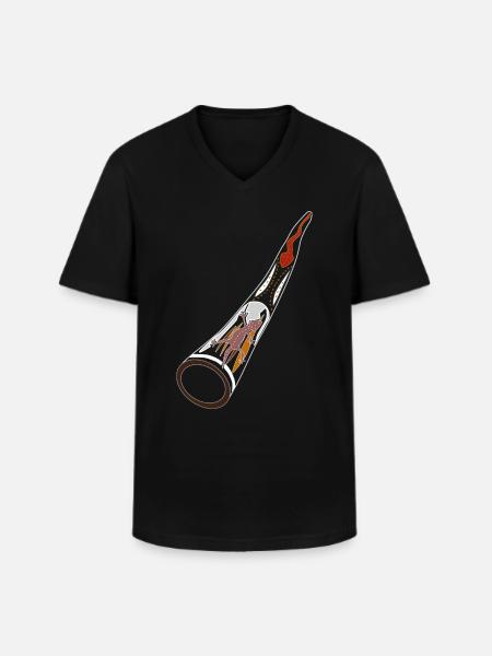 Didgeridoo Didjeridu - Men's V-Neck T-Shirt - black