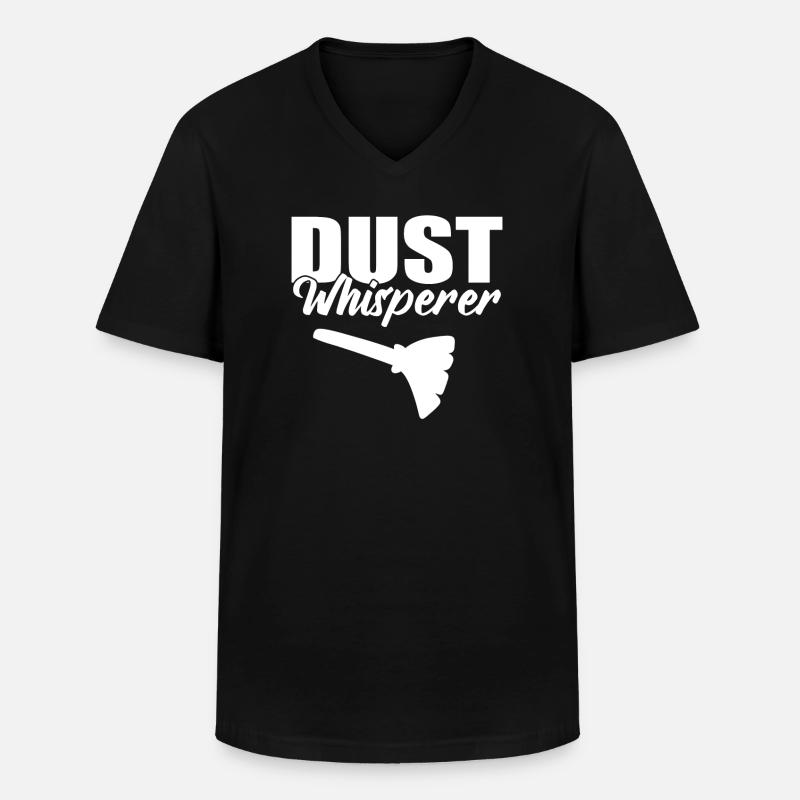 Dust Whisperer Dienstmädchen - Männer-T-Shirt mit V-Ausschnitt - Schwarz