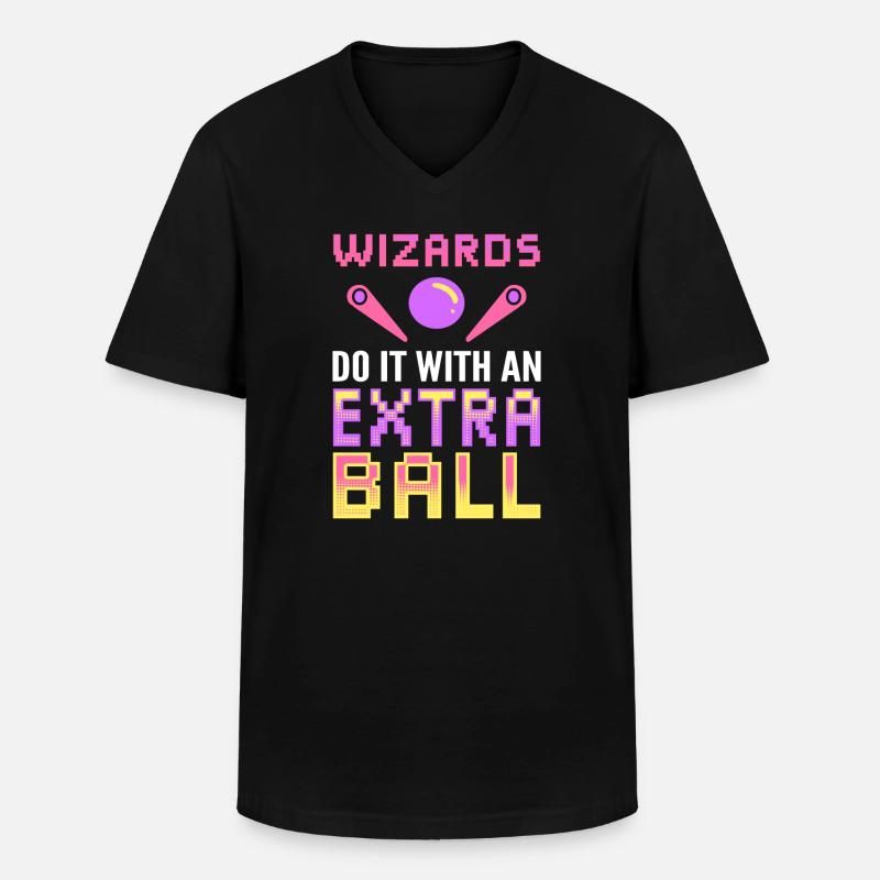 Flipper-Arcade-Spiel Arcade-Techniker - Männer-T-Shirt mit V-Ausschnitt - Schwarz