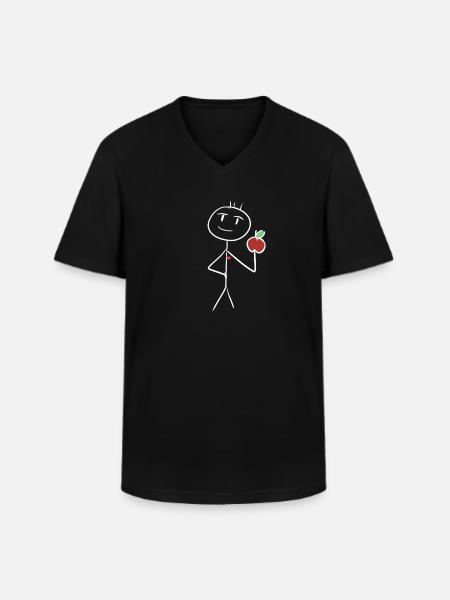 Sick Healthy - Men's V-Neck T-Shirt - black