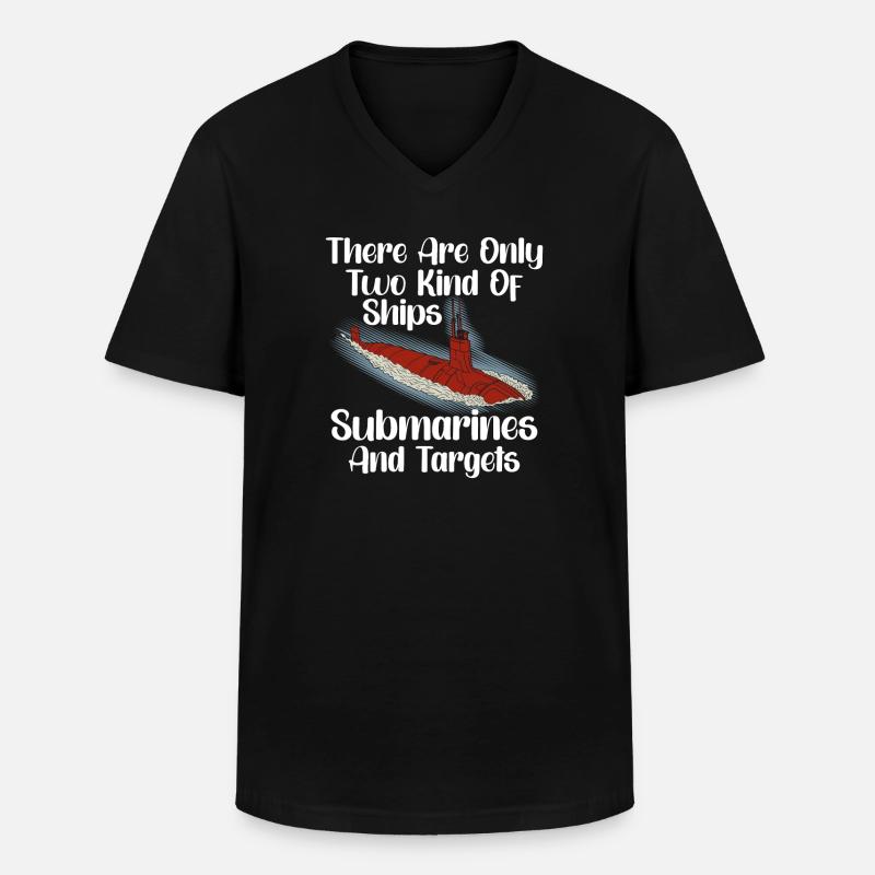 Submariner Definition Submarines Veteran Gift - Männer-T-Shirt mit V-Ausschnitt - Schwarz
