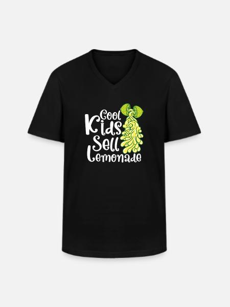 Lemonade Lemon Juice Homemade - Men's V-Neck T-Shirt - black