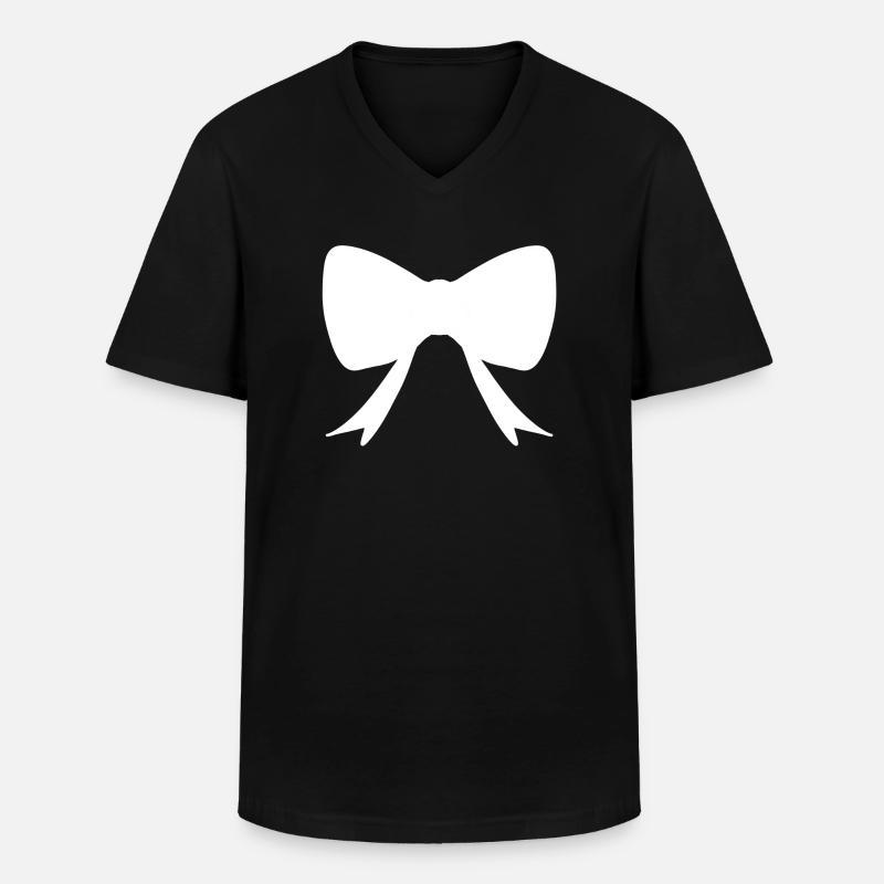 Loop Shape Icon - Men's V-Neck T-Shirt - black