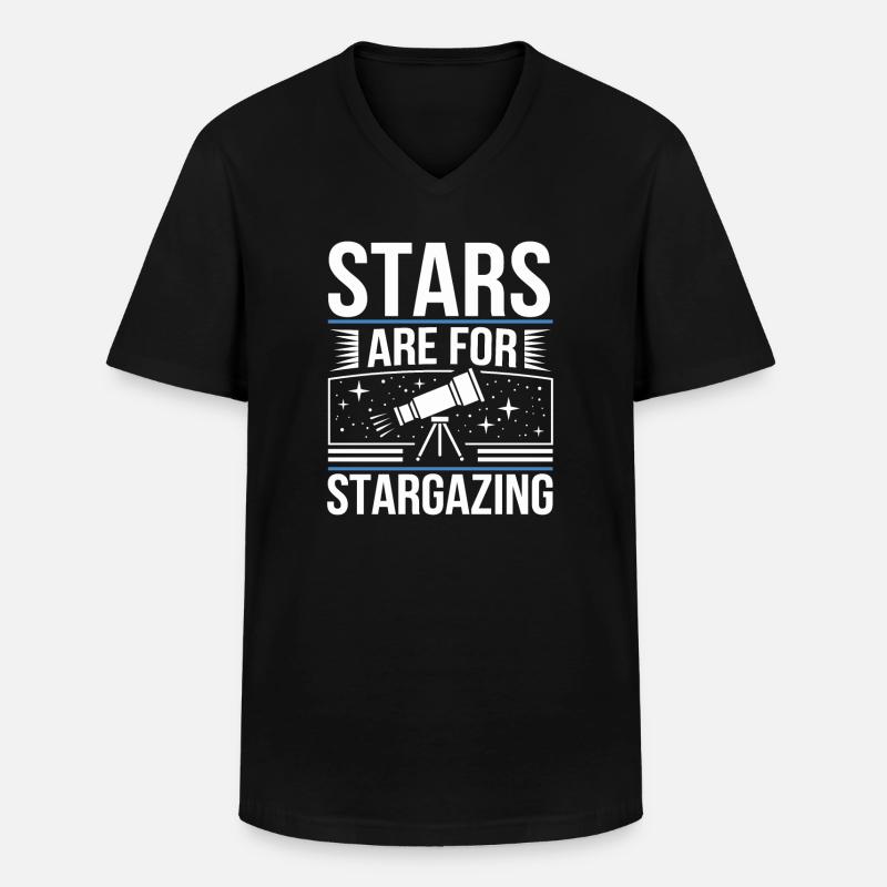 Astrologie-skeptiker: Kritisches Denken - Männer-T-Shirt mit V-Ausschnitt - Schwarz