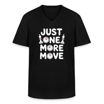 Mouvement de renaissance des échecs Chess Lover Strategic - T-shirt col V Homme - noir - Devant - AI Model Male 178 dark (178cm)