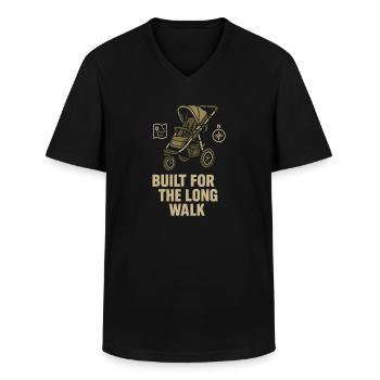 Kinderzimmervater Vaterschaft Pride - Männer-T-Shirt mit V-Ausschnitt - Schwarz - Vorne - AI Model Male 178 dark (178cm)