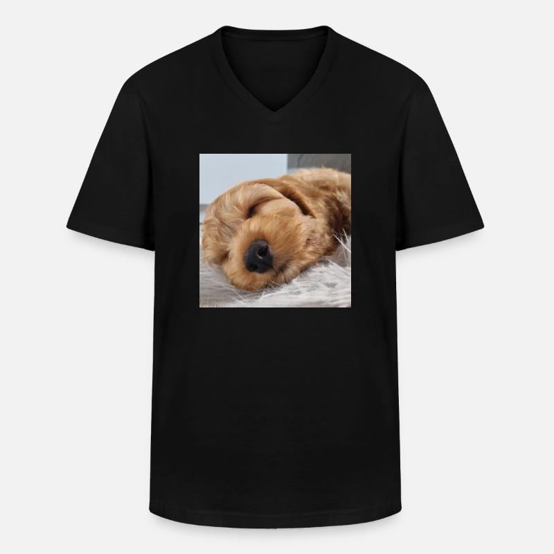 BabyNacho - Männer-T-Shirt mit V-Ausschnitt - Schwarz