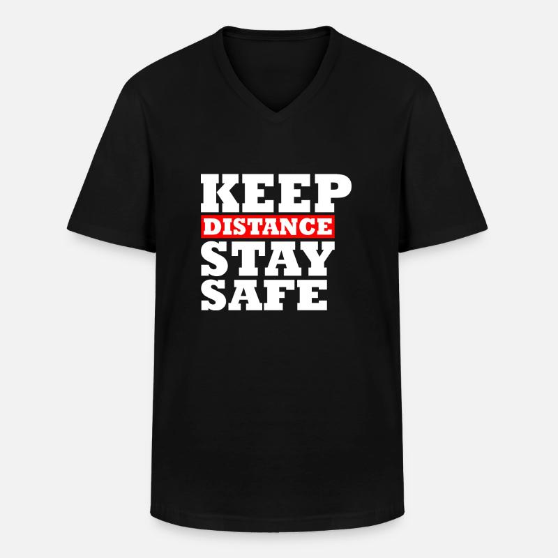 Coole Sprüche - Männer-T-Shirt mit V-Ausschnitt - Schwarz