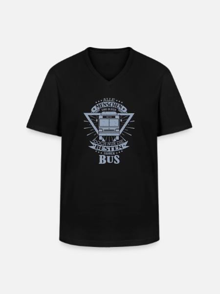 Busfahrer Geschenkideen - Männer-T-Shirt mit V-Ausschnitt - Schwarz