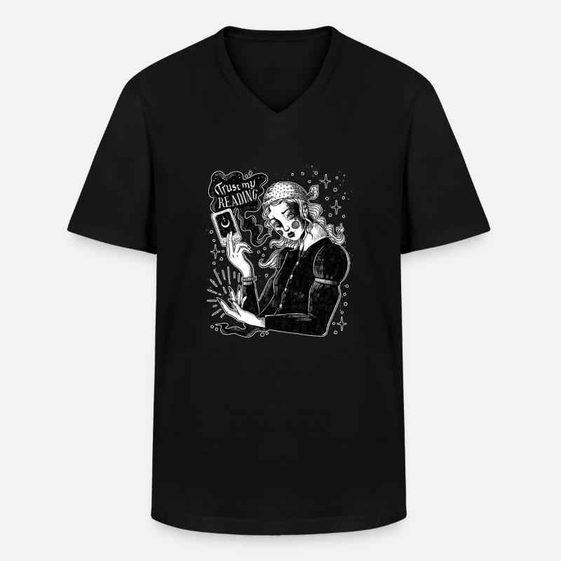 Okkult Goth Gothic Punk Grunge - Männer-T-Shirt mit V-Ausschnitt - Schwarz