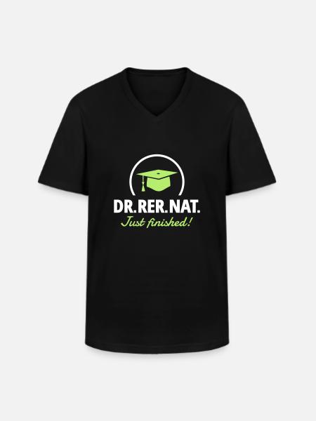 Doktor - Männer-T-Shirt mit V-Ausschnitt - Schwarz
