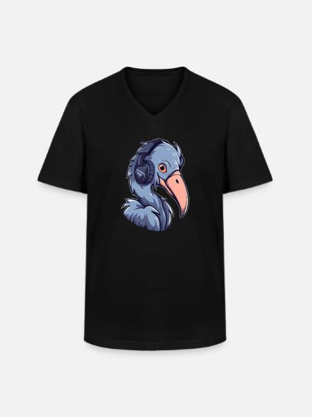 Shoebill Gaming - Men's V-Neck T-Shirt - black