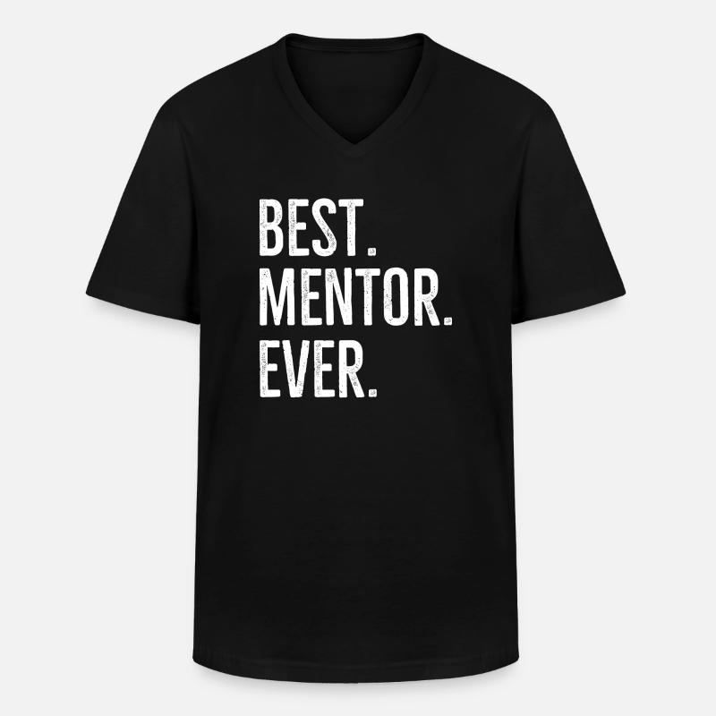 Bester Mentor aller Zeiten - Männer-T-Shirt mit V-Ausschnitt - Schwarz