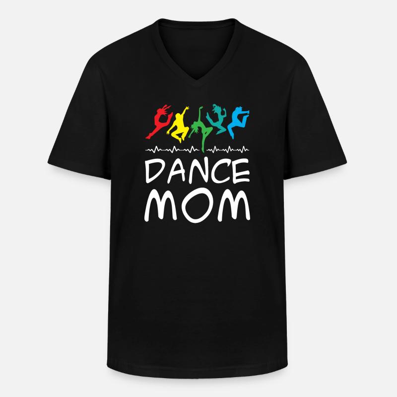 Dance Mom - Männer-T-Shirt mit V-Ausschnitt - Schwarz