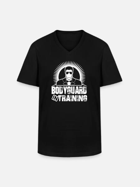 Bodyguard Bodyguard In Training - Men's V-Neck T-Shirt - black