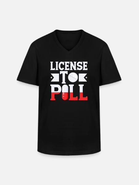 License To Pill Pharmacist Pharmacy - Men's V-Neck T-Shirt - black