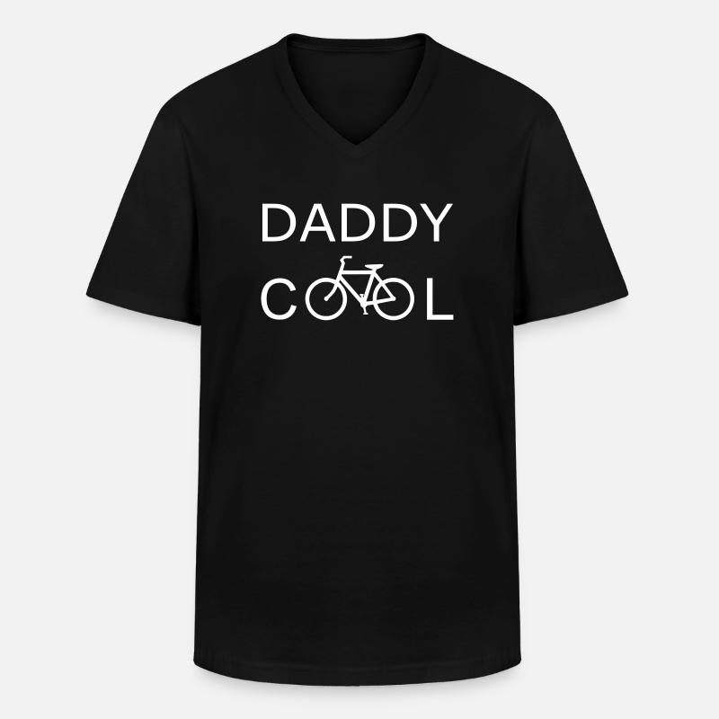 daddycool - Männer-T-Shirt mit V-Ausschnitt - Schwarz