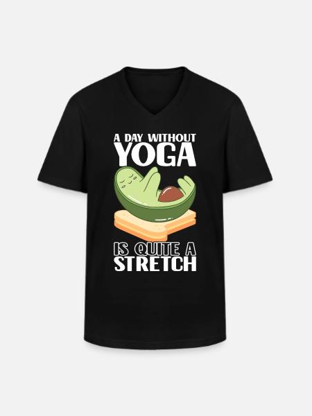 Avocado Toast - Men's V-Neck T-Shirt - black