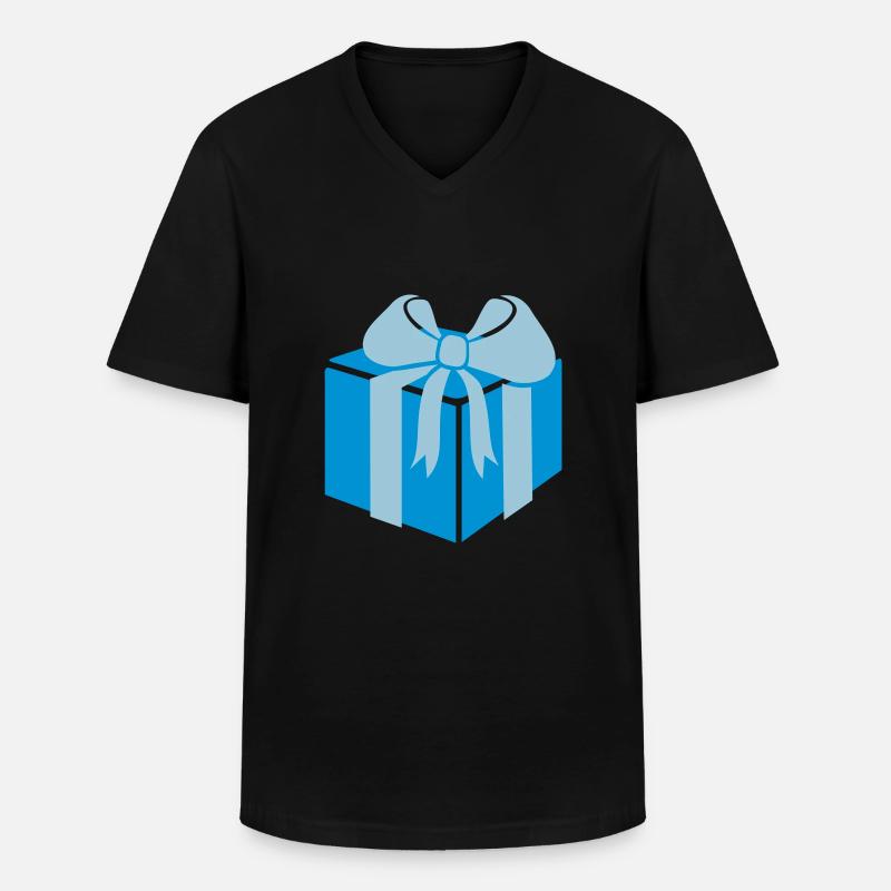 Geschenk - Männer-T-Shirt mit V-Ausschnitt - Schwarz