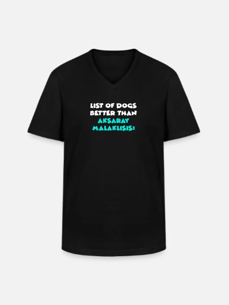 Aksaray Malaklisis - Männer-T-Shirt mit V-Ausschnitt - Schwarz