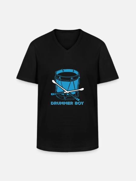 Cadeau Batteur Batteur Batteur - T-shirt col V Homme - noir