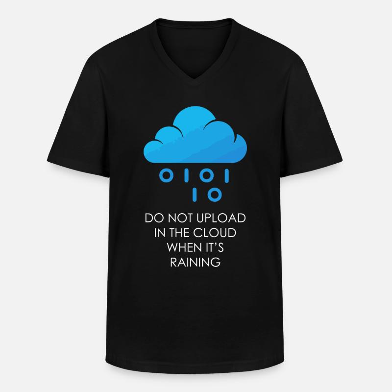Programmer Coder Software Developer - Men's V-Neck T-Shirt - black