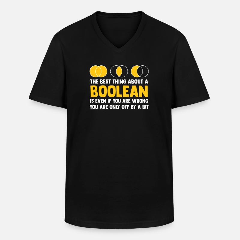 Programmierer Coder Software Entwickler - Männer-T-Shirt mit V-Ausschnitt - Schwarz
