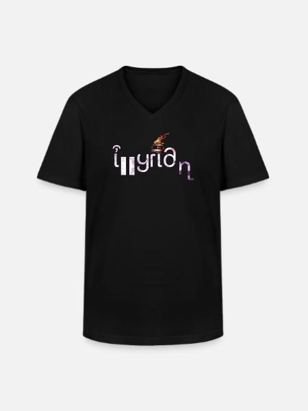 Illyrien - T-shirt col V Homme - noir