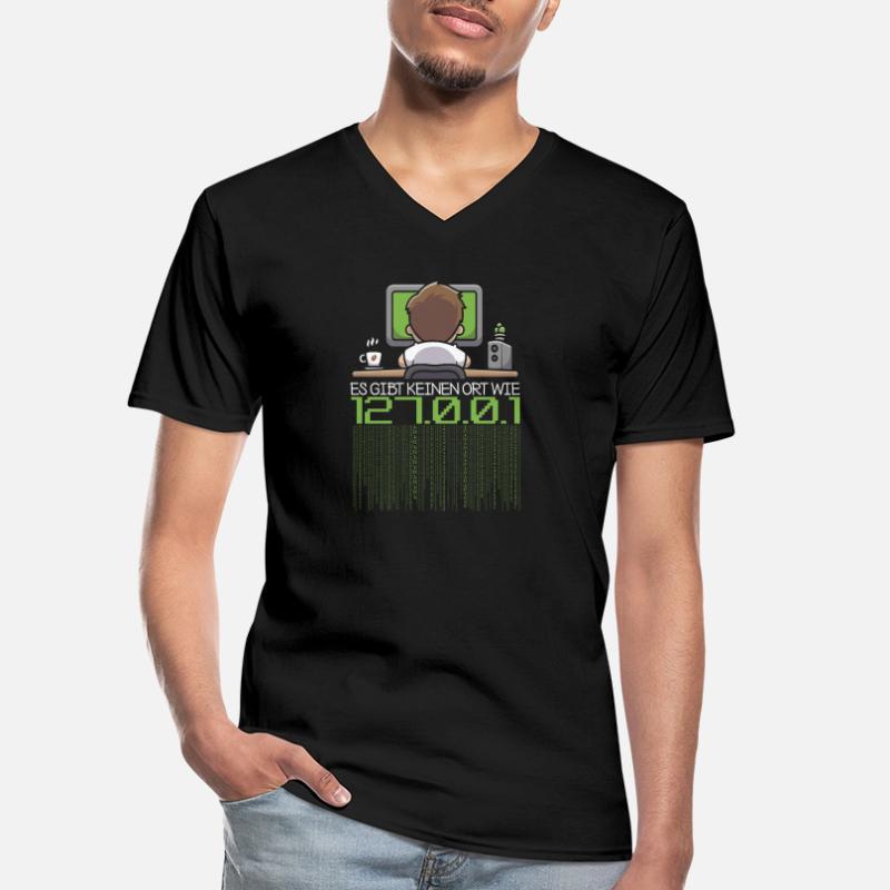 Programmierer Coder Software Entwickler Männer-T-Shirt mit V-Ausschnitt