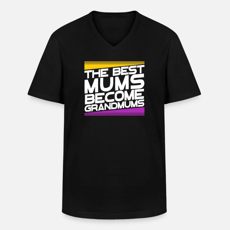 Oma Glückwunsch Großmutter Großmama Statement - Männer-T-Shirt mit V-Ausschnitt - Schwarz
