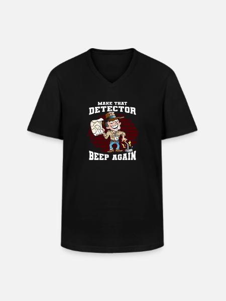 Prospector - Men's V-Neck T-Shirt - black