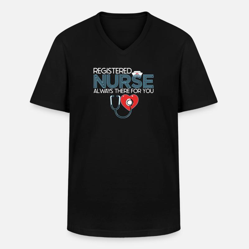 Krankenschwester - Männer-T-Shirt mit V-Ausschnitt - Schwarz
