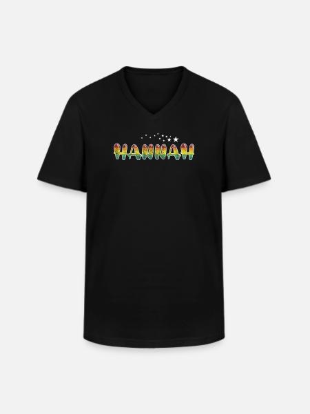 Fornavn Hannah Pigenavn Gave - Klassisk herre T-shirt med V-udskæring - sort