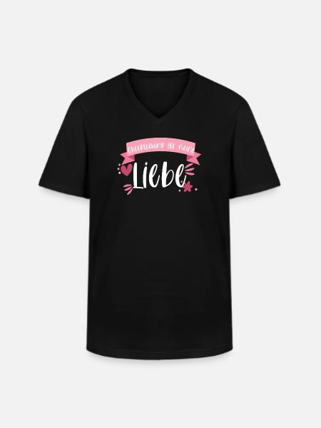 Cheerleader Cheerleading Liebe Geschenk - Männer-T-Shirt mit V-Ausschnitt - Schwarz