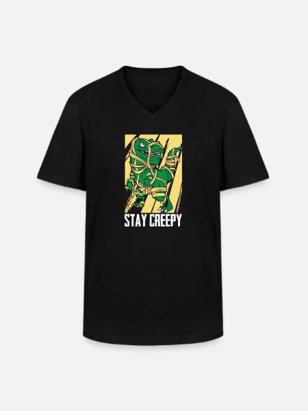Halloween - Men's V-Neck T-Shirt - black