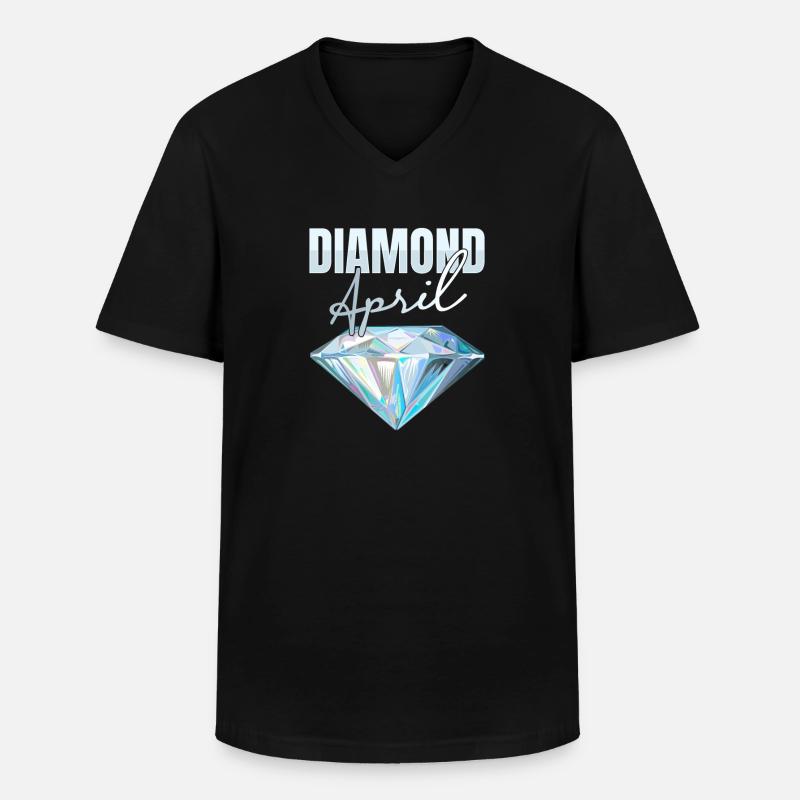 Prospectors Digging Treasure - Men's V-Neck T-Shirt - black