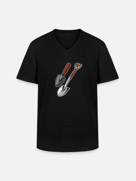 Hobby Gardener Garden - Men's V-Neck T-Shirt - black