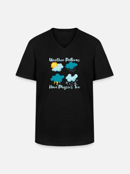 Physics Phyiker Applied Physics - Men's V-Neck T-Shirt - black