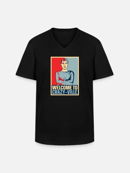 Krankenschwester - Männer-T-Shirt mit V-Ausschnitt - Schwarz