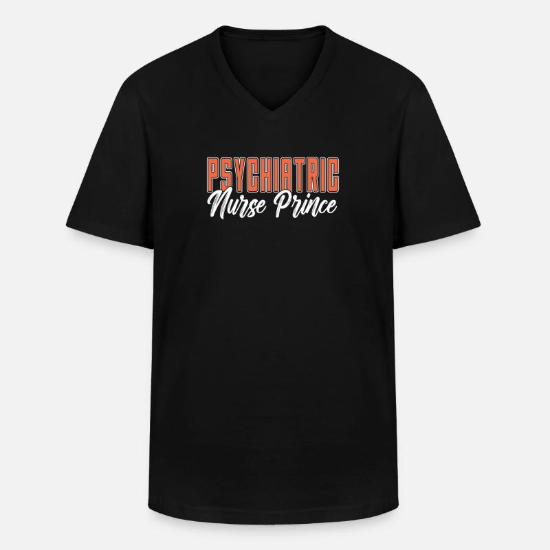 Krankenschwester - Männer-T-Shirt mit V-Ausschnitt - Schwarz