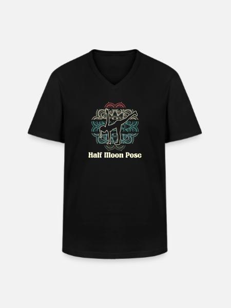 Yoga Cool - Men's V-Neck T-Shirt - black