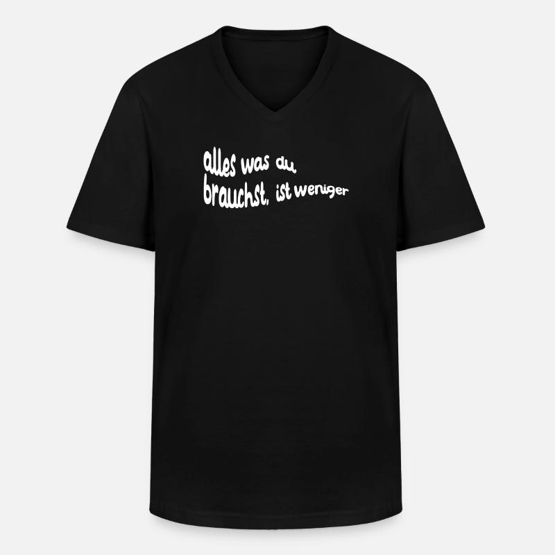 Umwelt Erde Mutter Natur Naturschutz Statement - Männer-T-Shirt mit V-Ausschnitt - Schwarz
